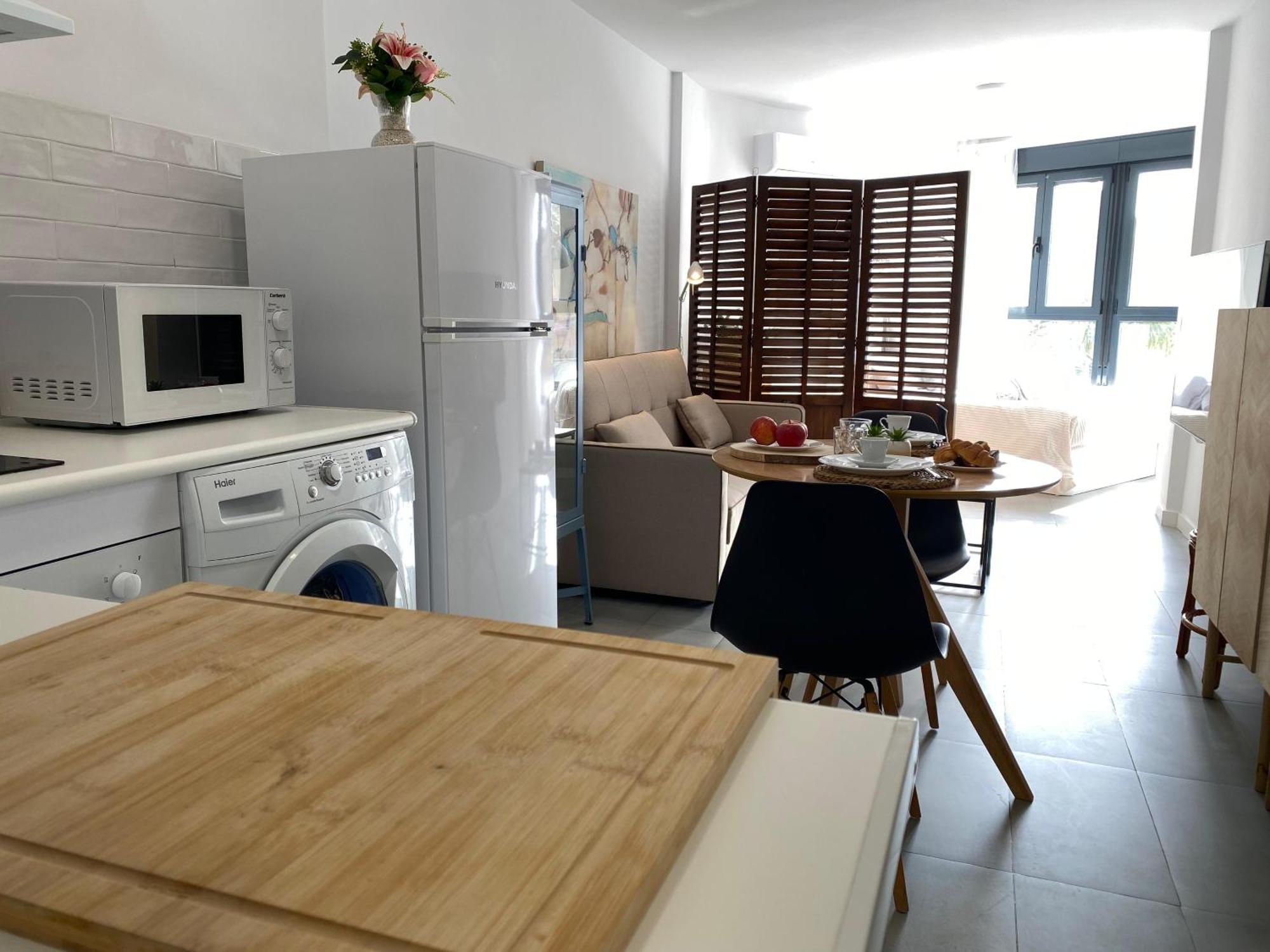 Loft primera línea playa, Cabo de Gata, Wifi Apartamento Retamar  Exterior foto