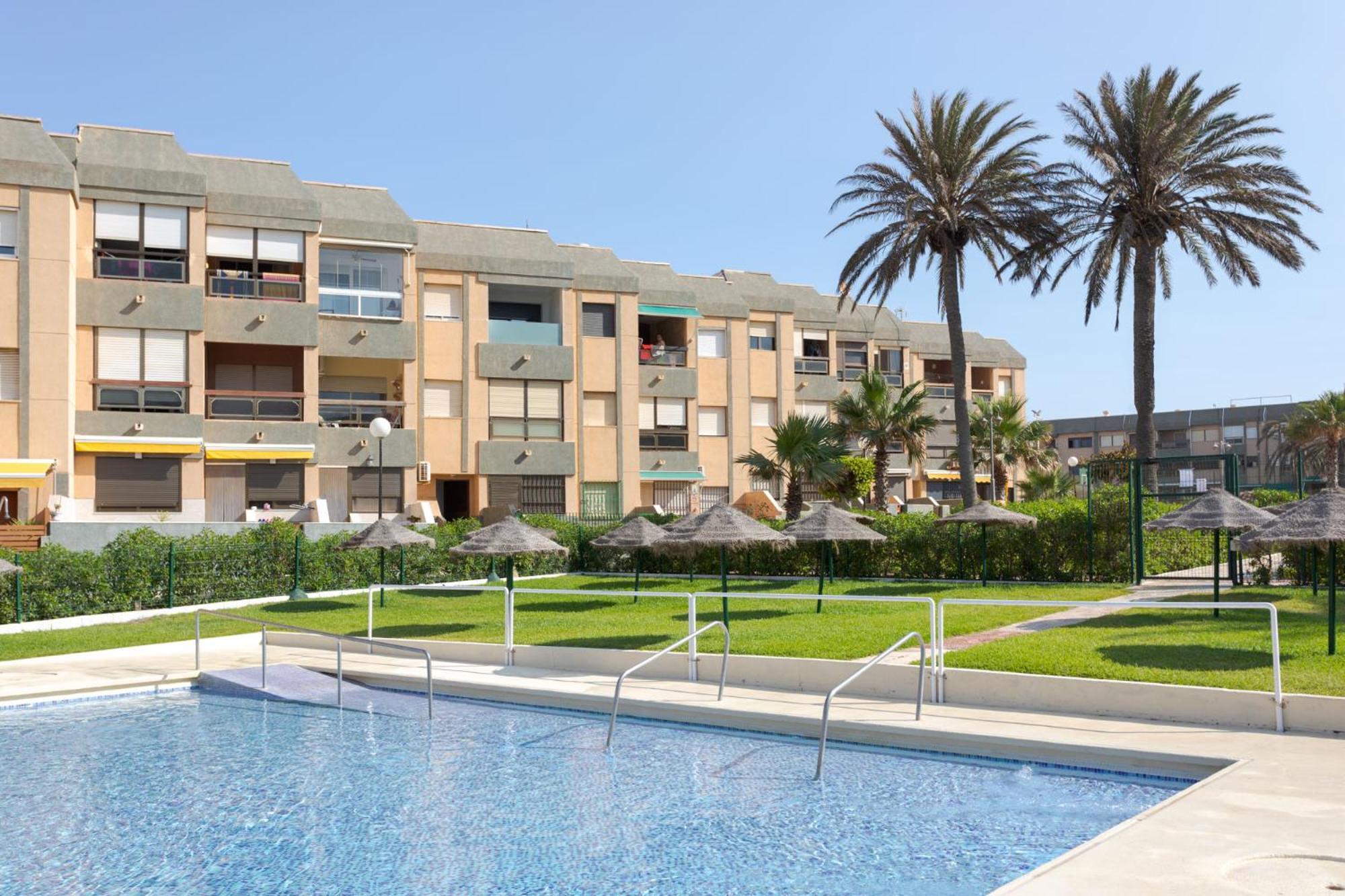 Loft primera línea playa, Cabo de Gata, Wifi Apartamento Retamar  Exterior foto